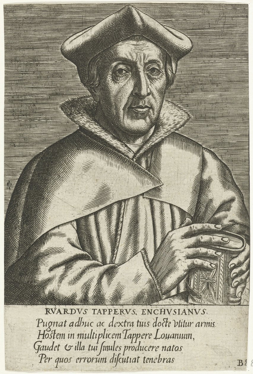 Portrét Ruarda Tappera od Philip Galle