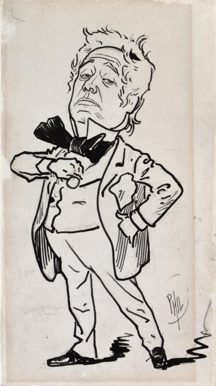 Johnny Toole (1830-1906) (pero se stopami tužky na kartě) od Philip William May