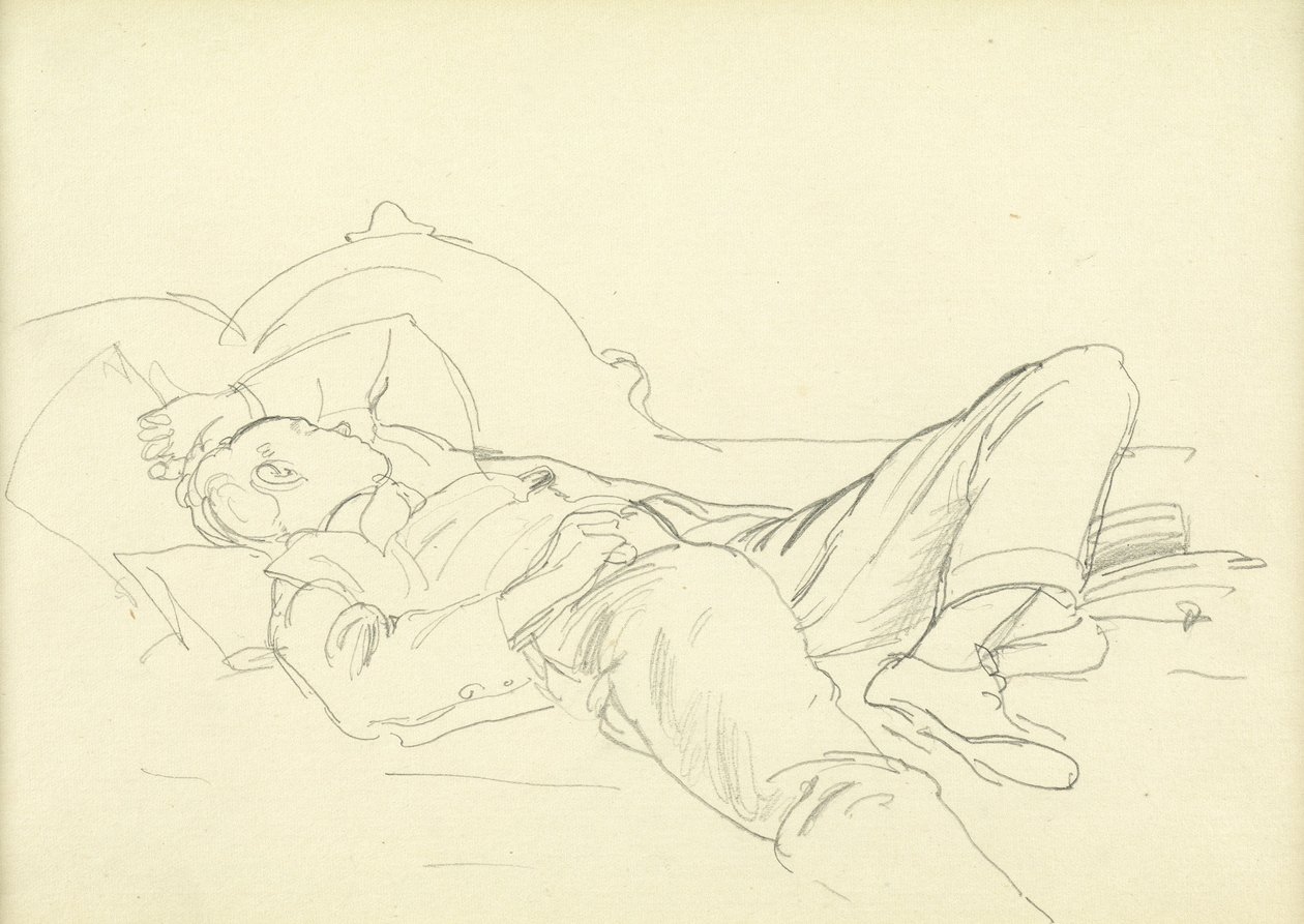 Spící chlapec od Philip Wilson Steer