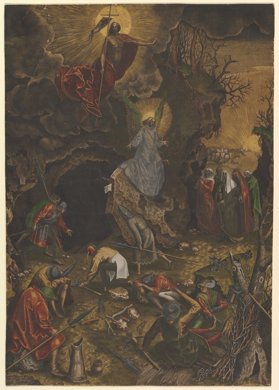Vzkříšení, ca. 1562-63. od Philip Galle