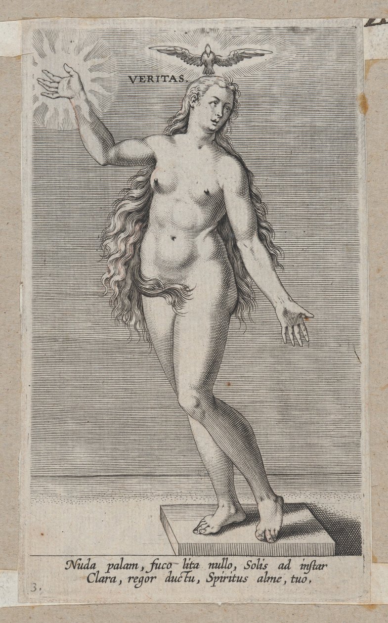 Pravda, z Prosopographia, ca. 1585-90, ca. 1585-90. od Philip Galle