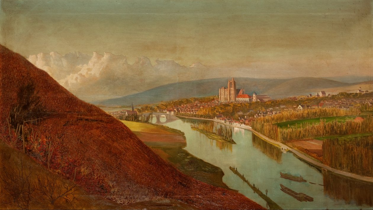 Sens from the Vineyards, 1863 od Philip Gilbert Hamerton