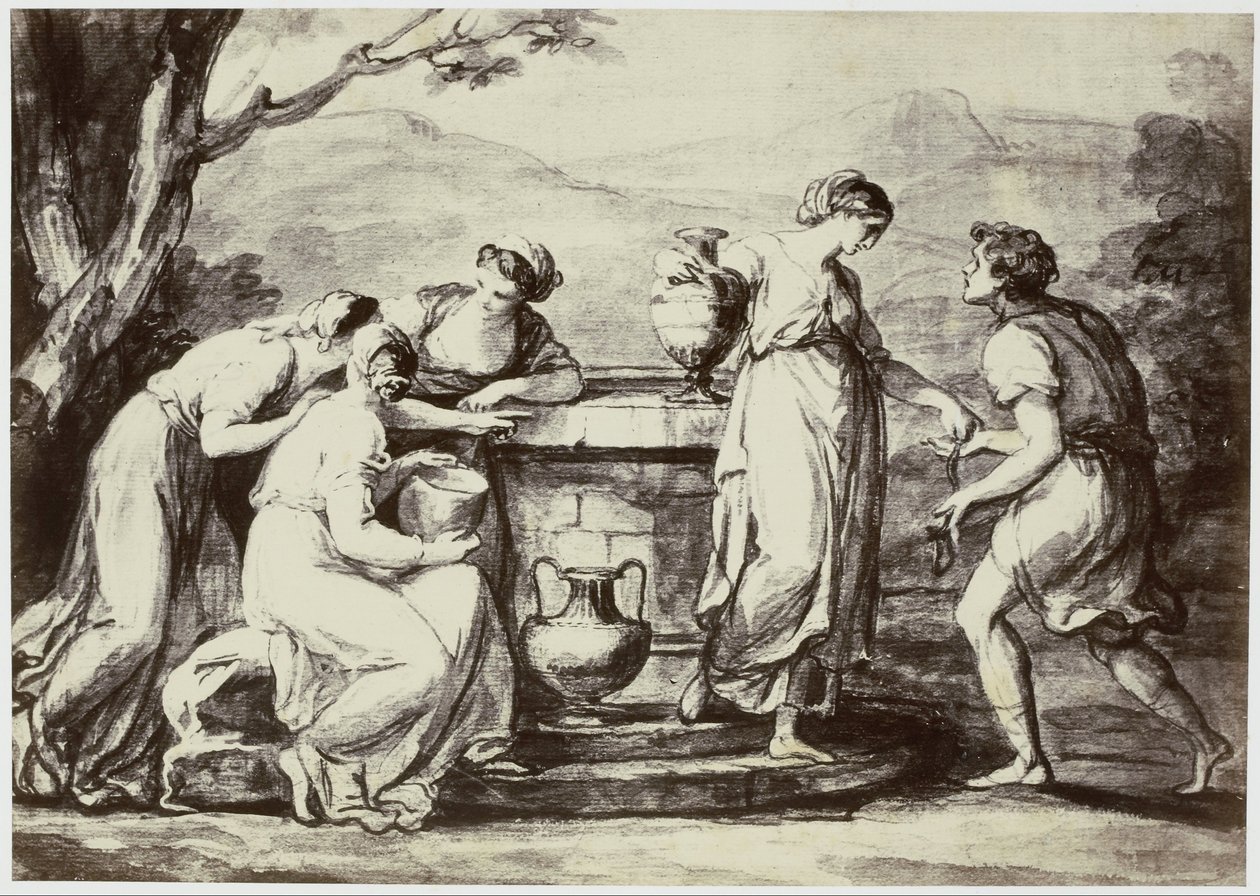 A. Kauffman, Rebecca u zdi od Philip Henry Delamotte