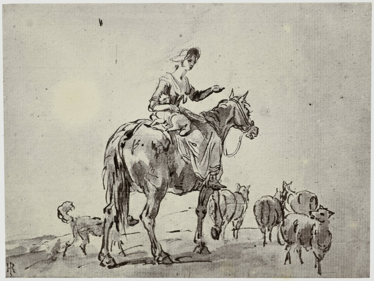 Gilpin, Pastýřka od Philip Henry Delamotte