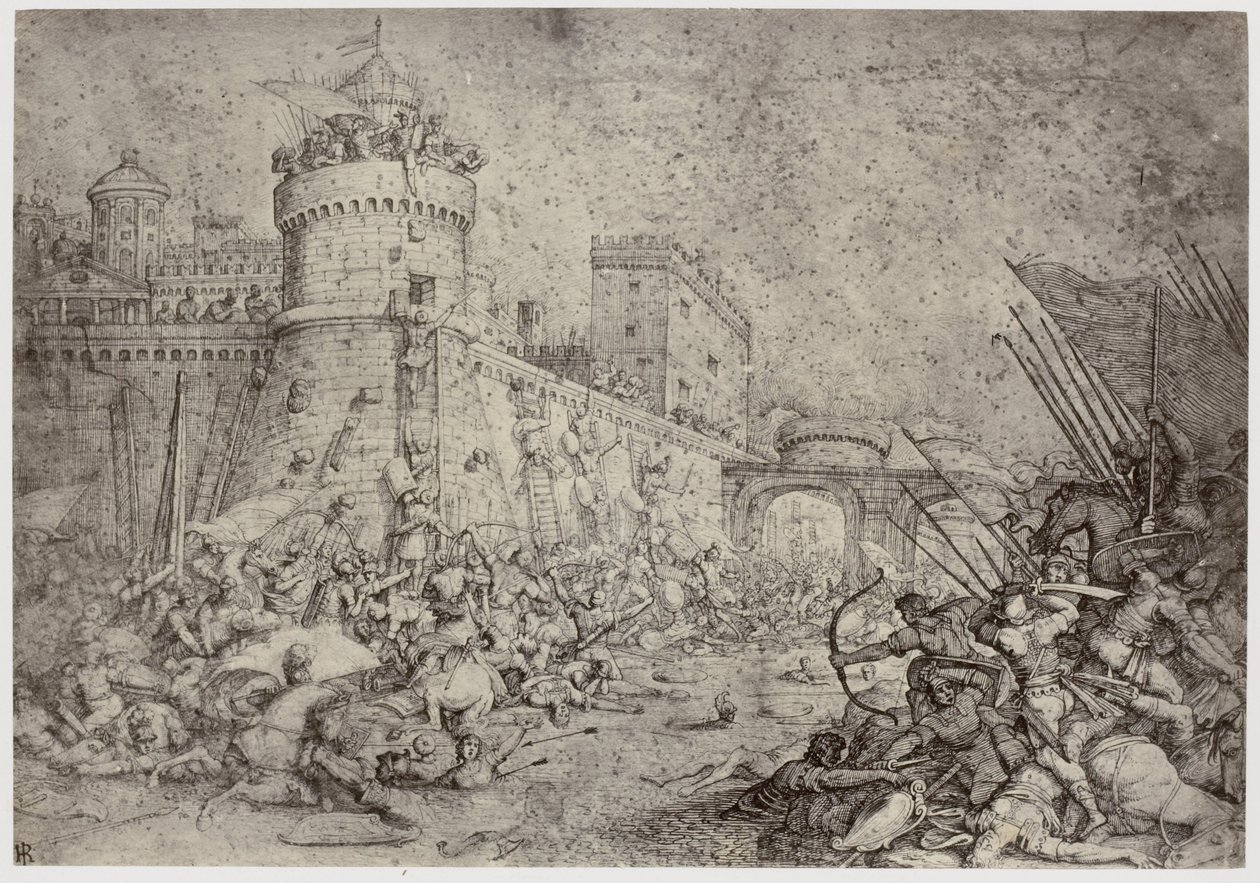 Tempesta [?], Bouře Jeruzaléma od Philip Henry Delamotte
