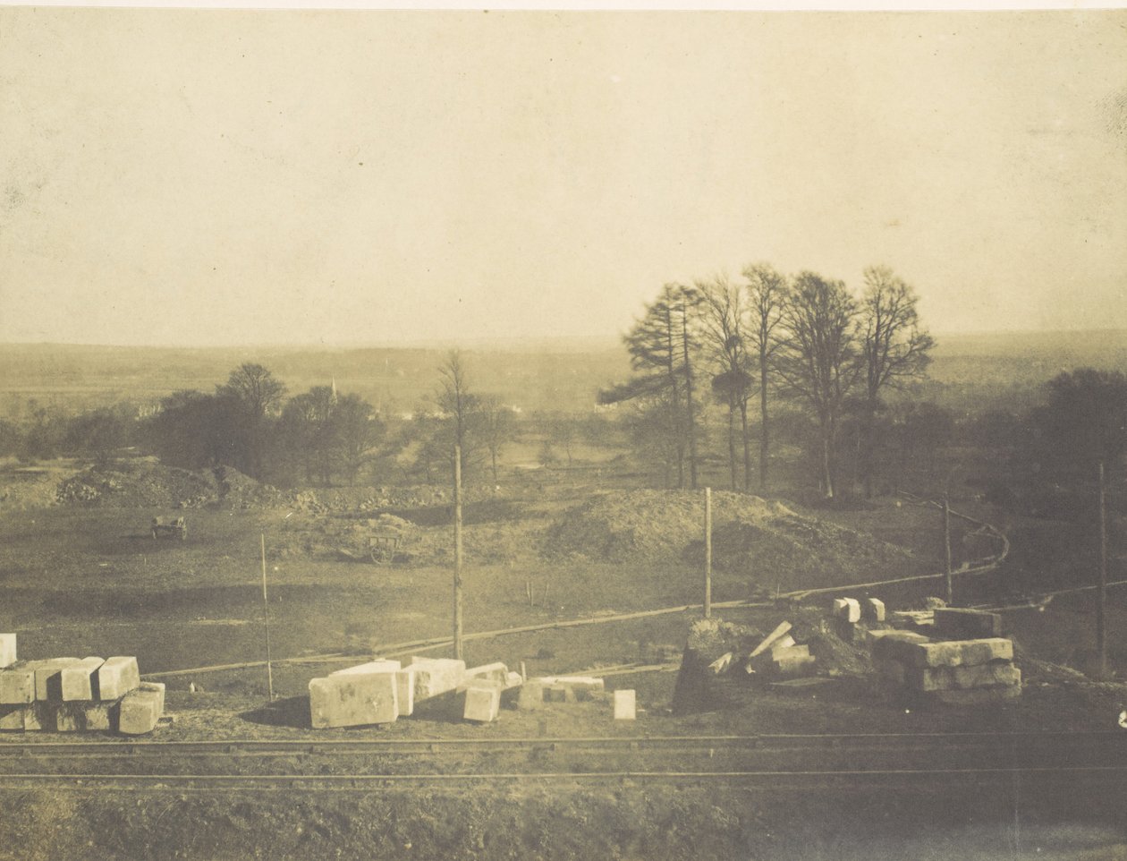 [The Grounds Looking Towards Penge], 1854. od Philip Henry Delamotte