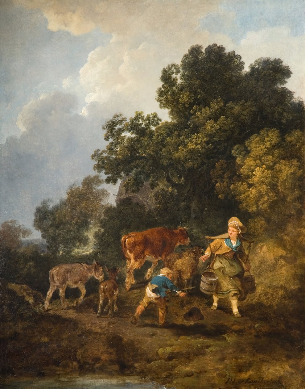 Dojička, 1800. od Philip James de Loutherbourg