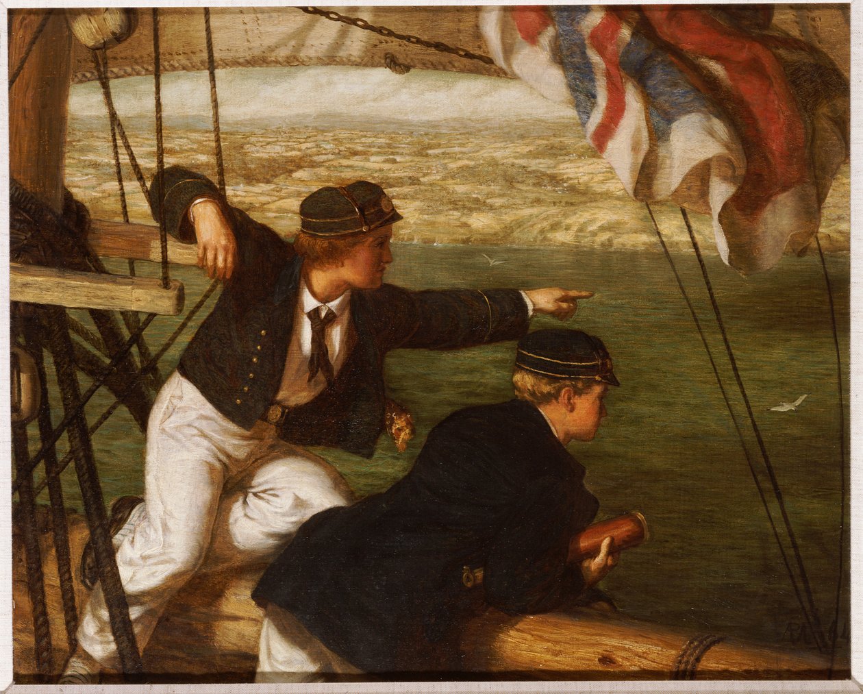 Land Ahoy!, 1864 od Philip Richard Morris