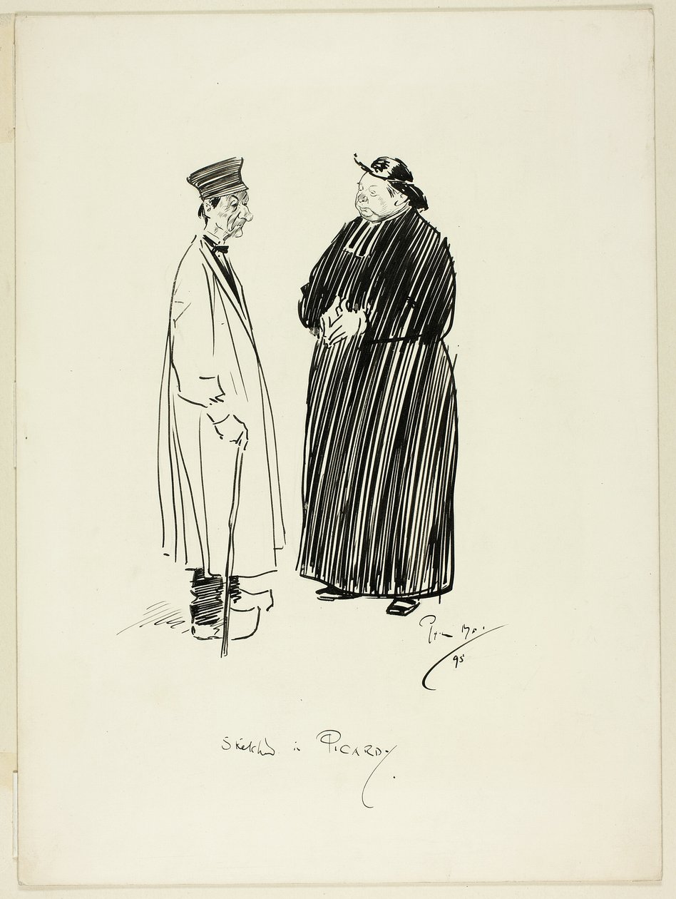 Skica v Pikardii od Philip William May