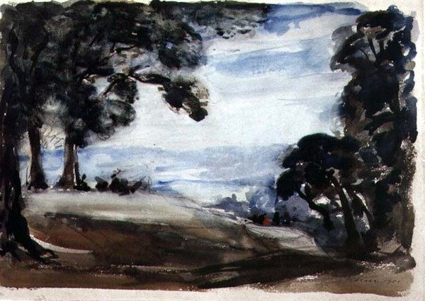 Údolí, Bridgnorth od Philip Wilson Steer