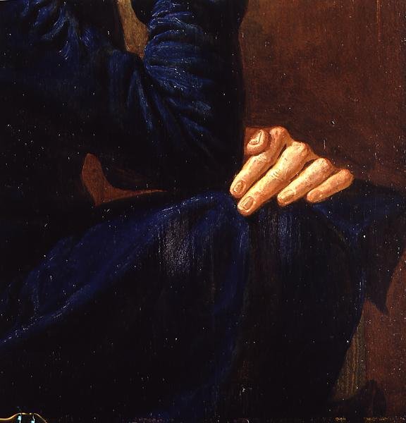 Detail autoportrétu, 1805 od Philipp Otto Runge