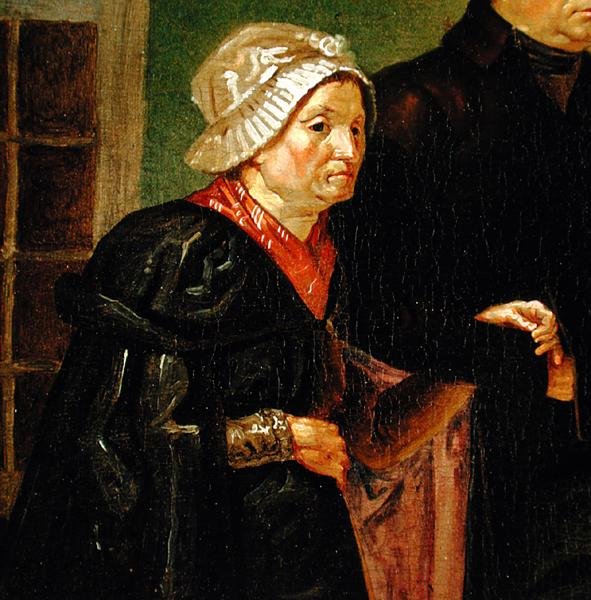 Magdalena Dorothea Runge (1737-1818) z The Parents of the Artist (malá verze) od Philipp Otto Runge