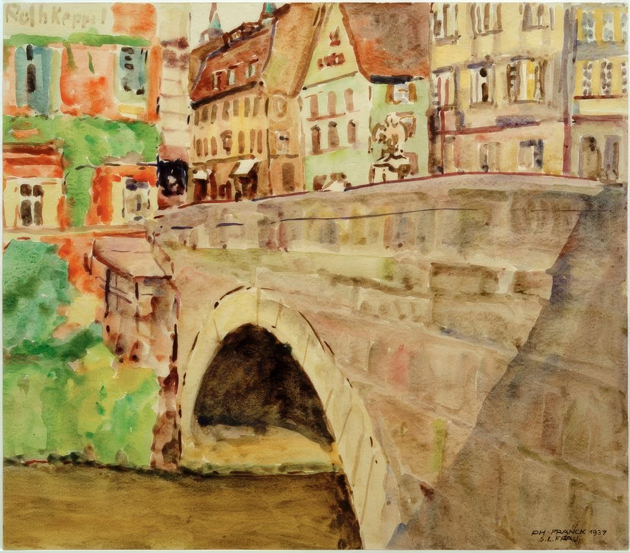 Most v Bamberku od Philipp Franck