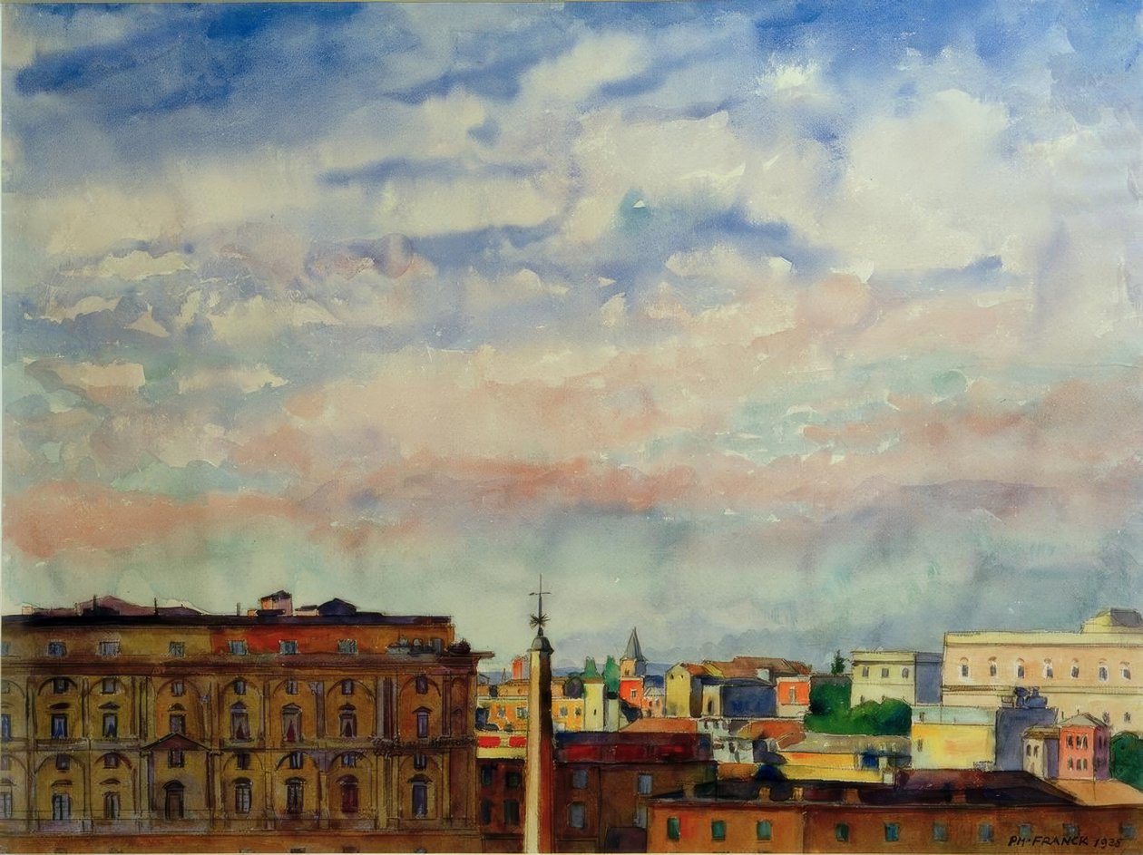 Mraky nad Římem od Philipp Franck