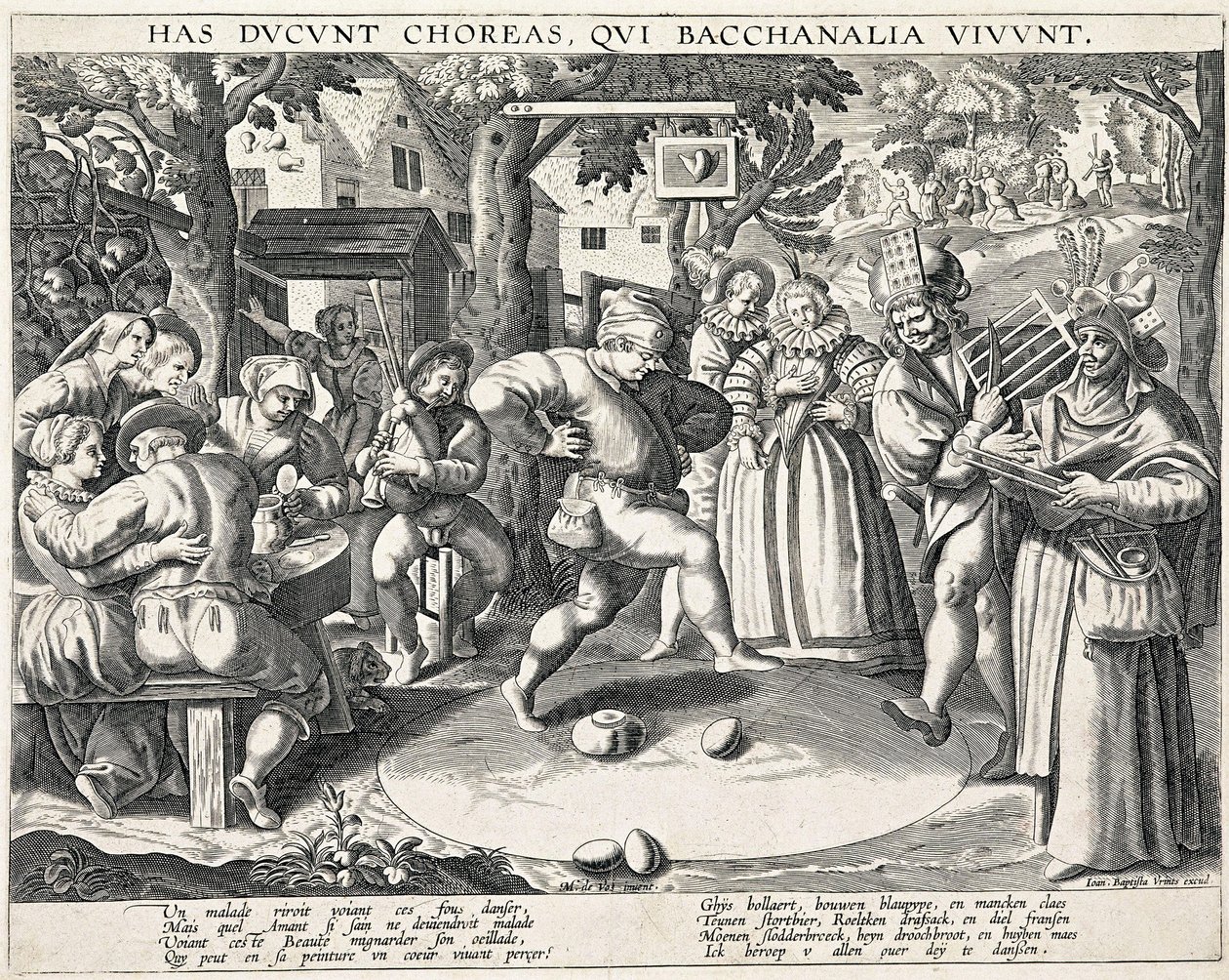 Vaječný tanec, c. 1580. od Philipp Galle