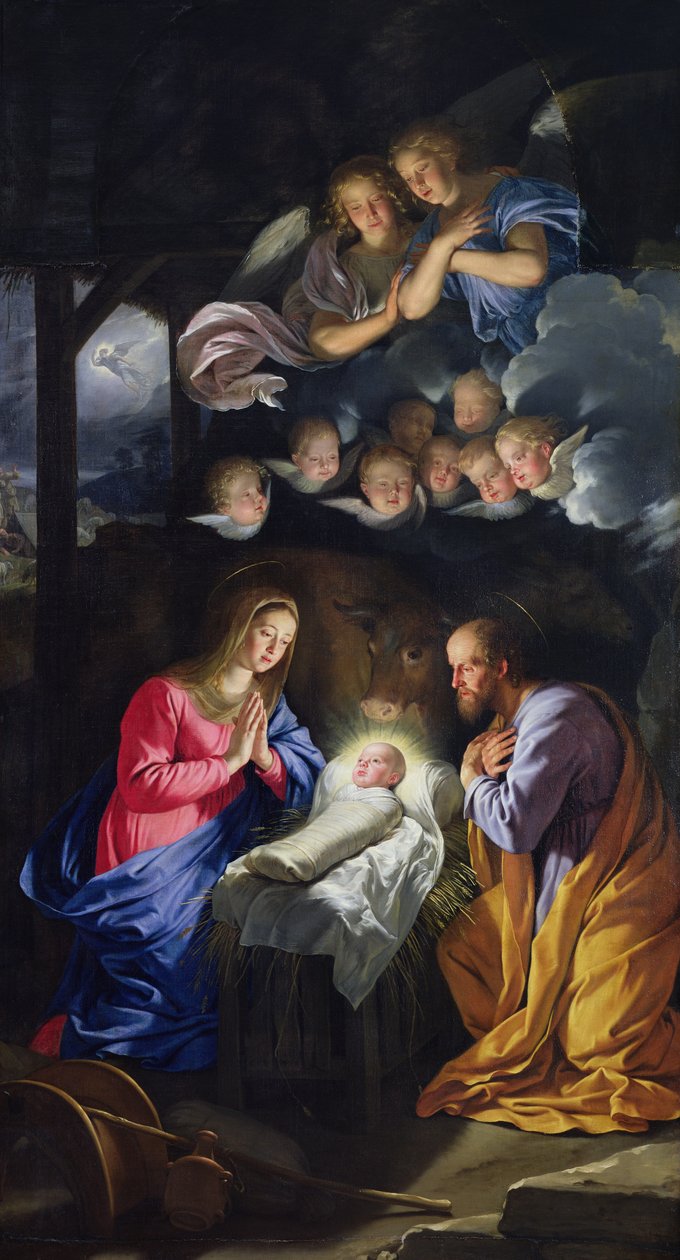 Narození od Philippe de Champaigne