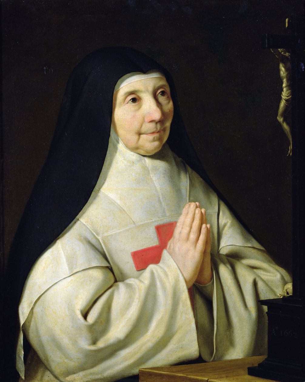 Portrét Catherine-Agnes Arnauld, 1662 od Philippe de Champaigne
