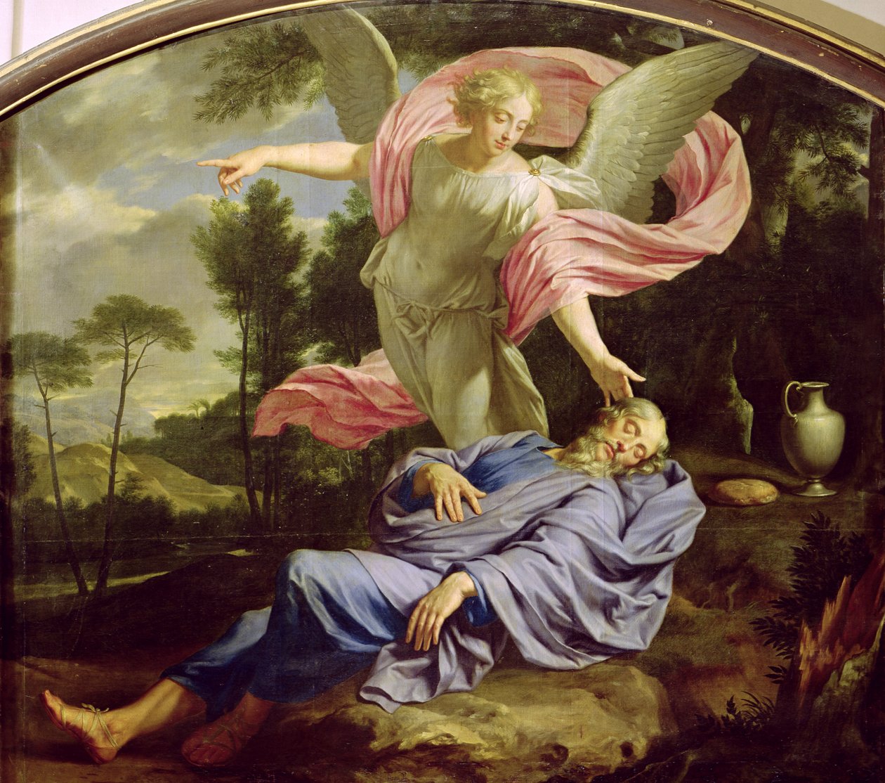 Eliášův sen, 1650-55 od Philippe de Champaigne