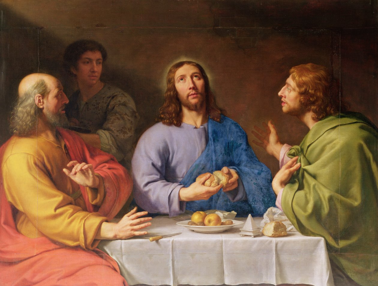 Večeře v Emauzích od Philippe de Champaigne