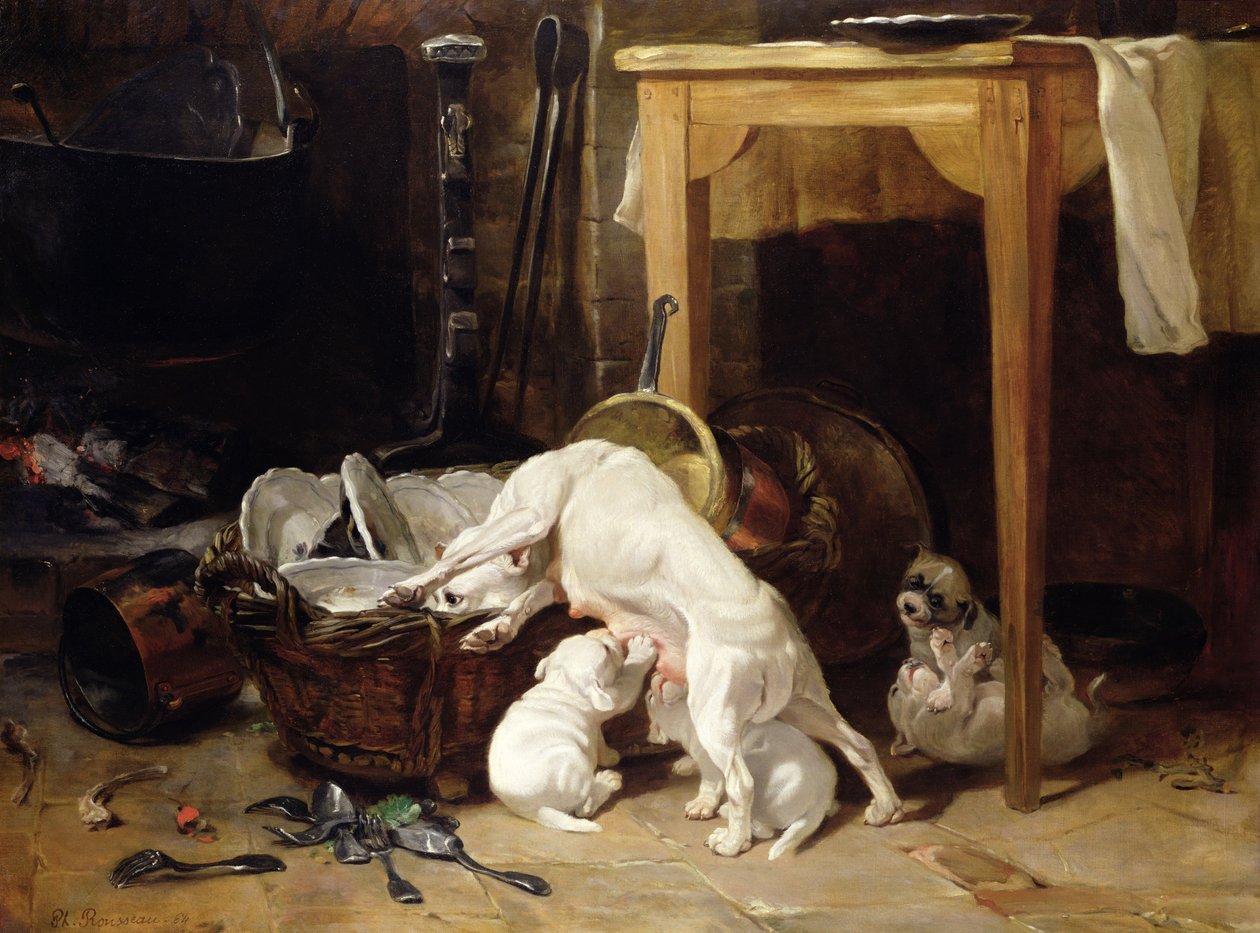 Každý za sebe, 1864 od Philippe Rousseau