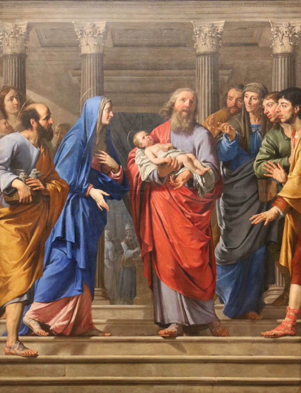 Prezentace v chrámu od Philippe de Champaigne