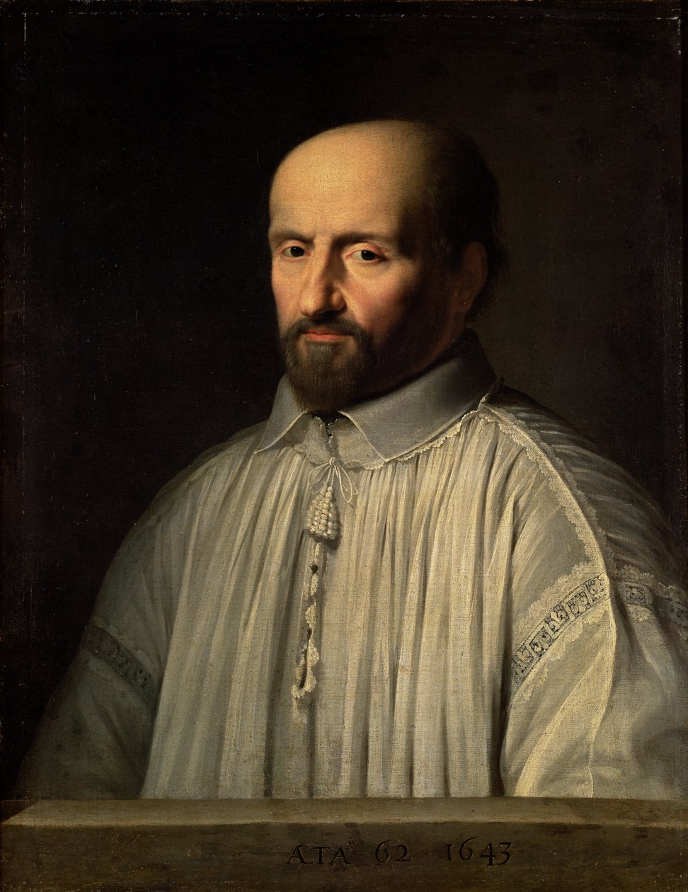 Portrét opata Saint Cyran, c.1643 od Philippe de Champaigne
