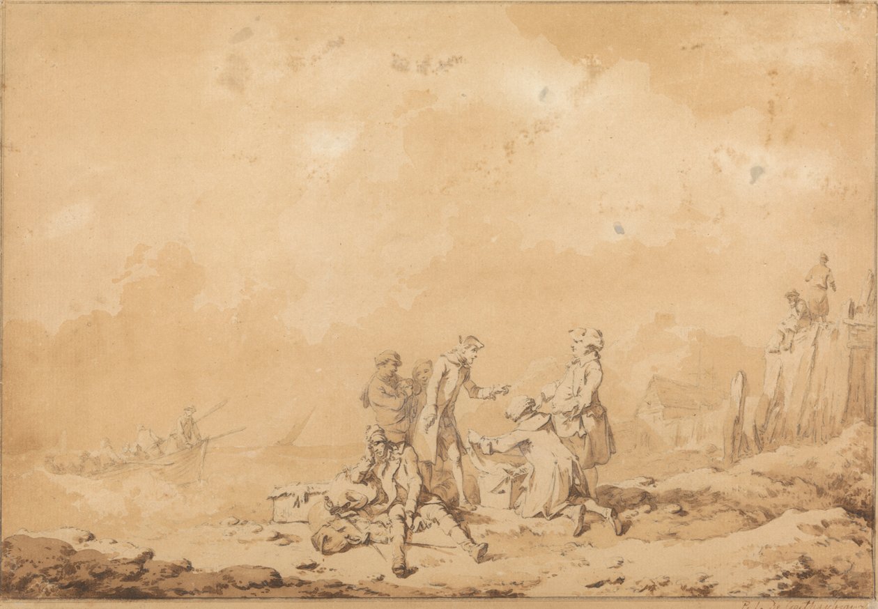 Pašeráci od Philippe Jacques de Loutherbourg