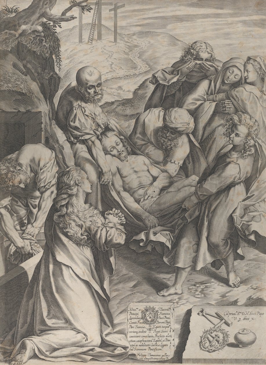 Pohřeb, 1589. od Philippe Thomassin