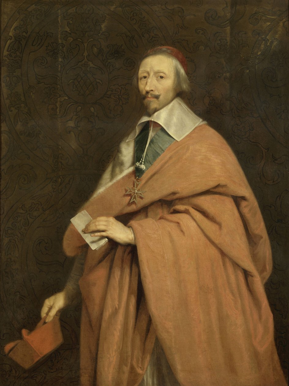 Kardinál de Richelieu, asi 1639 od Philippe de Champaigne