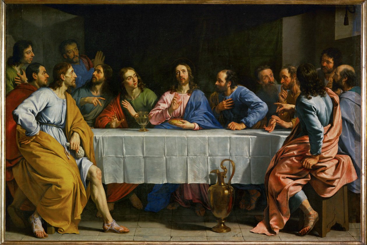 La cene - Poslední večeře ... od Philippe de Champaigne