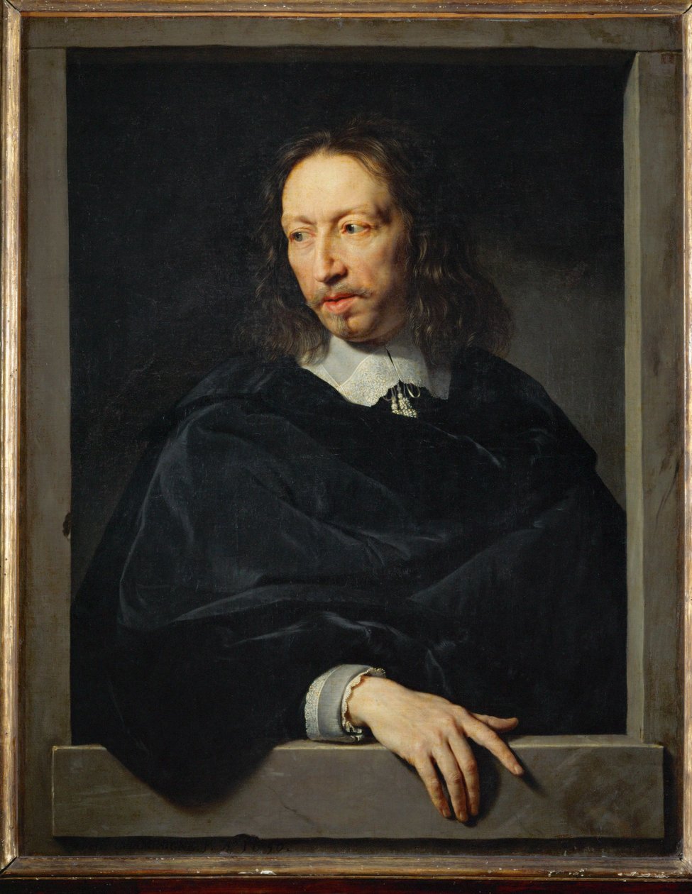 Mužský portrét ... od Philippe de Champaigne