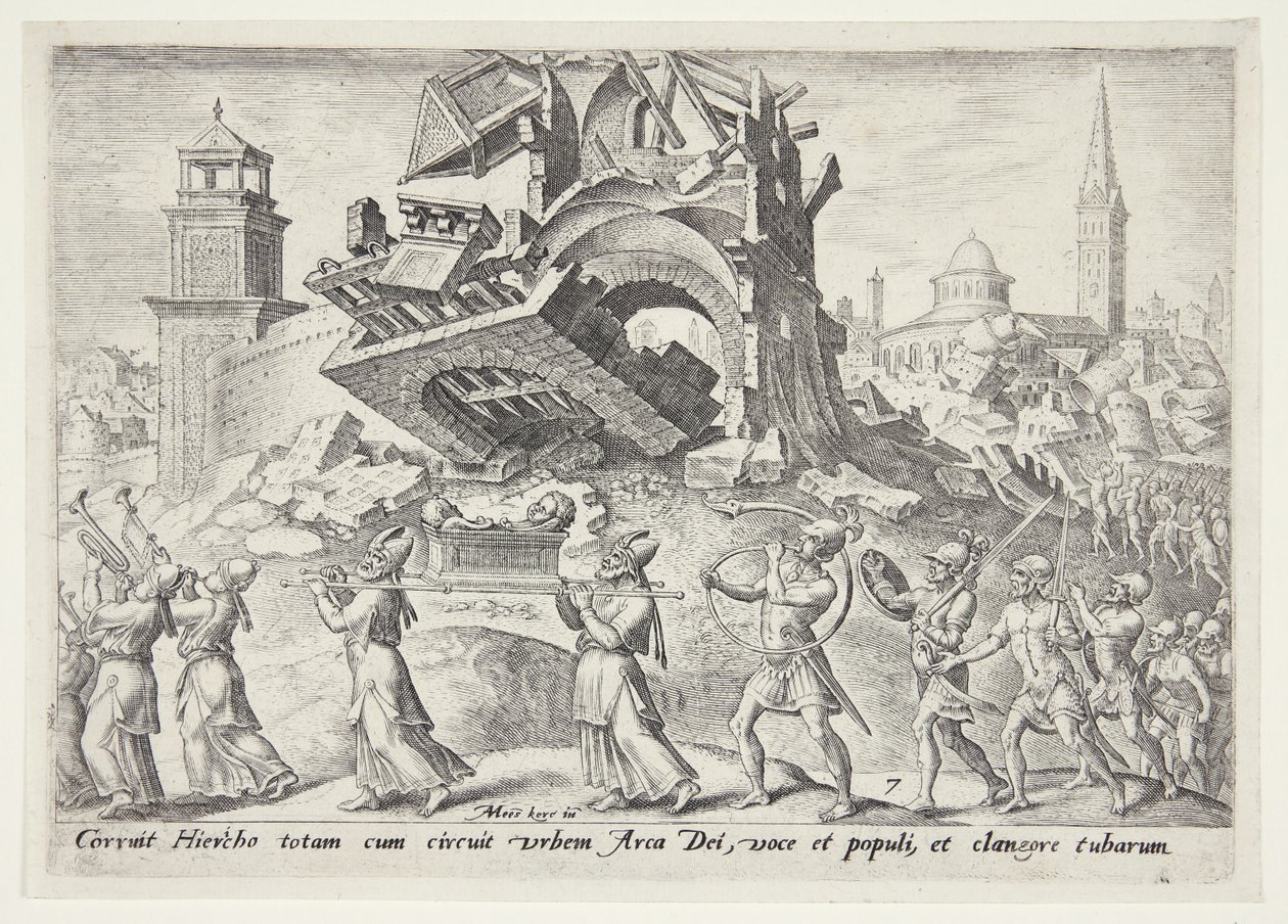 Zničení Jericha od Philips Galle