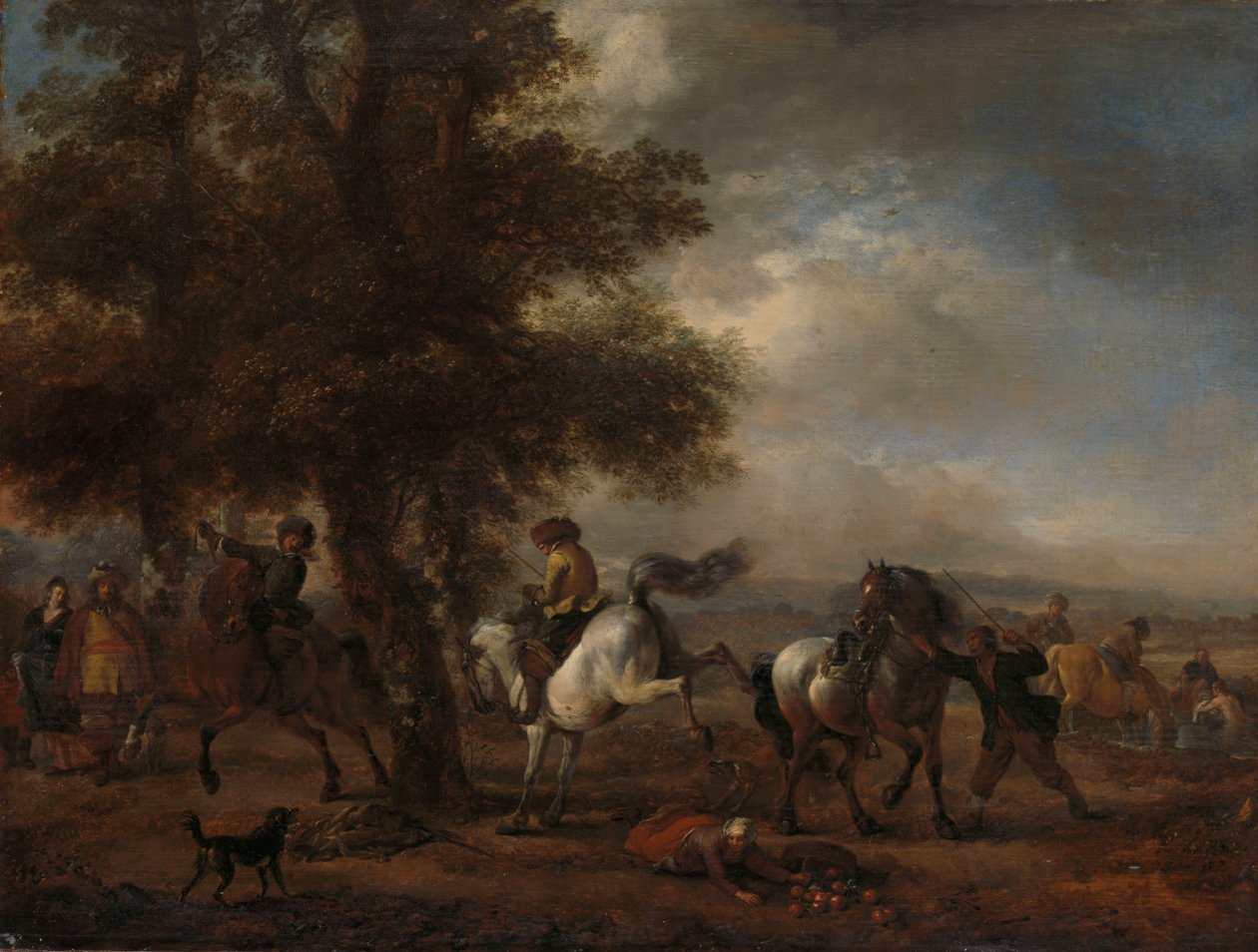 Bucking Grey od Philips Wouwerman