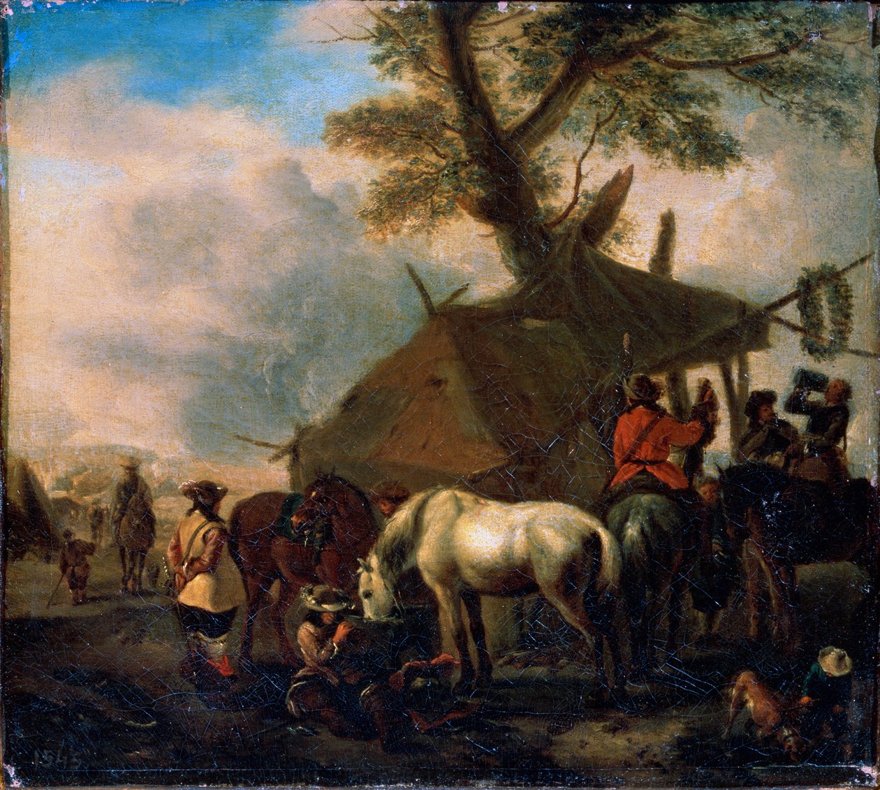 Napajedlo, 17. století. od Philips Wouwerman