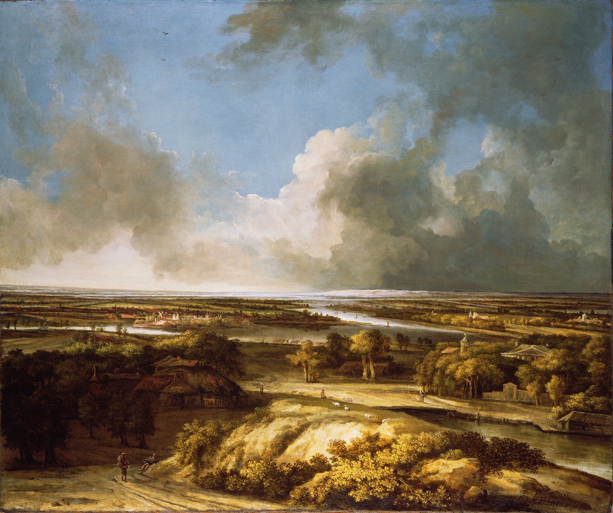 Panoramatická krajina, 1665 od Phillips de Koninck
