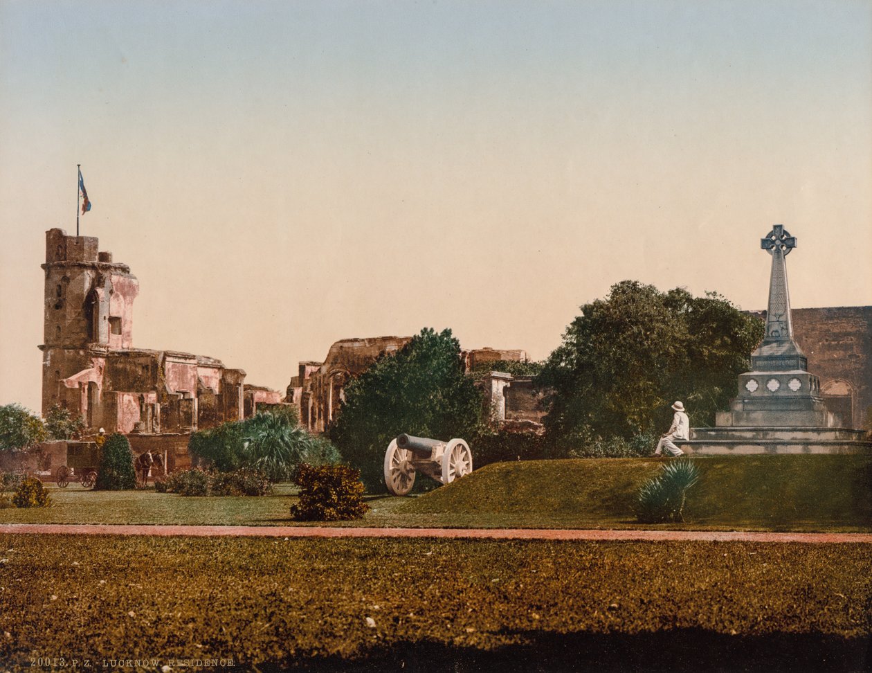 Lucknow. Rezidence od Photoglob Co. (Zurich, active c. 1890 1910)