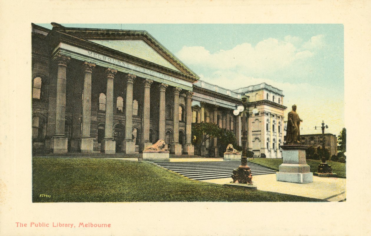 Melbourne Public Library, Victoria, Austrálie (foto) od Photographer Australian