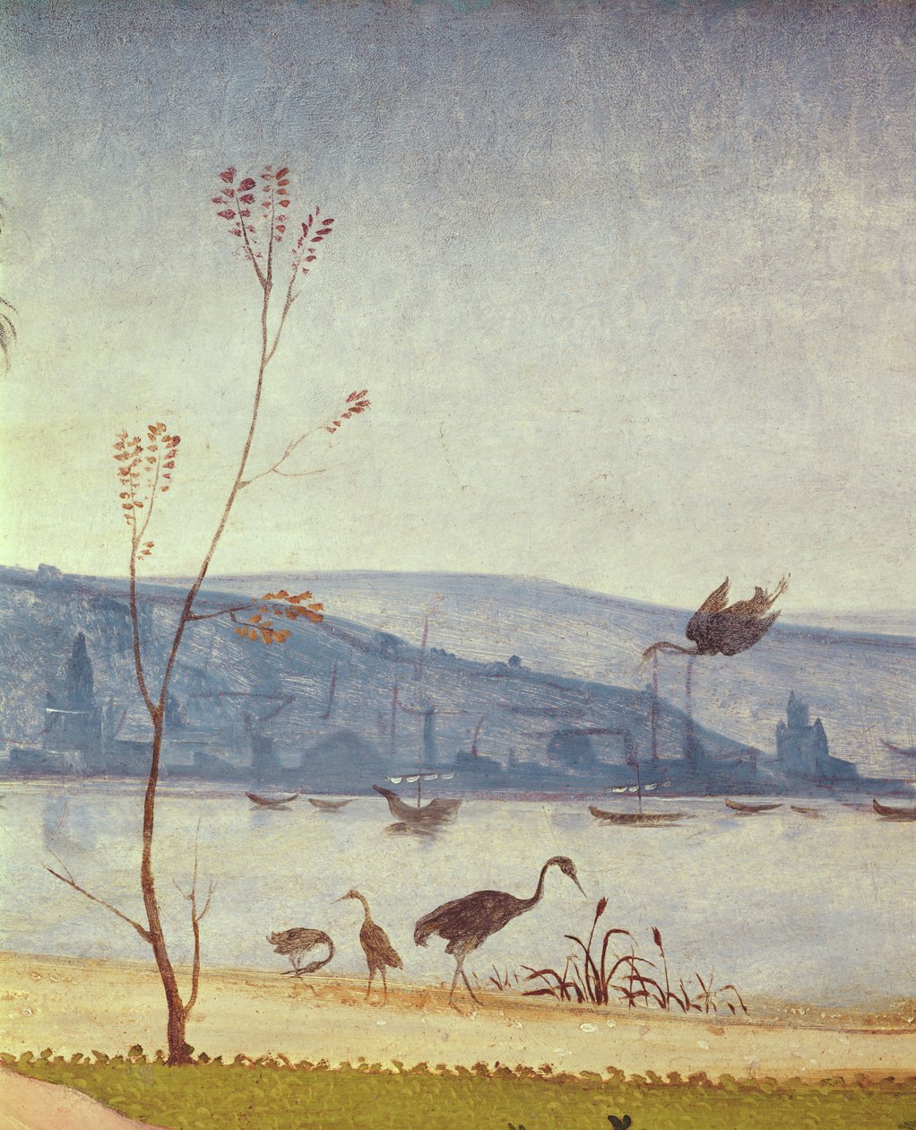 Satyr truchlí nad nymfou c.1495 (olej na topolu) (detail 4352) od Piero di Cosimo