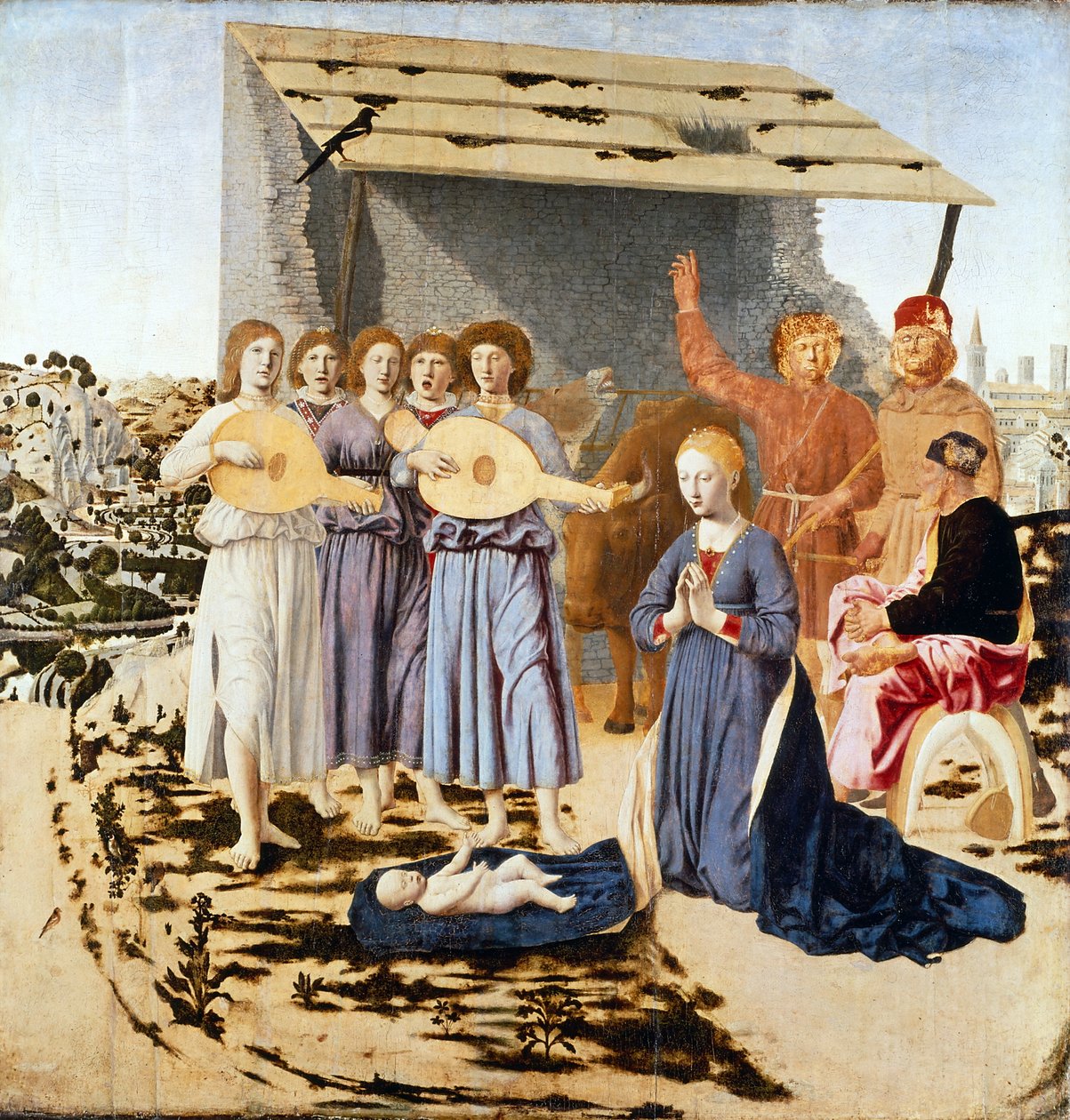 Narození Páně od Piero della Francesca