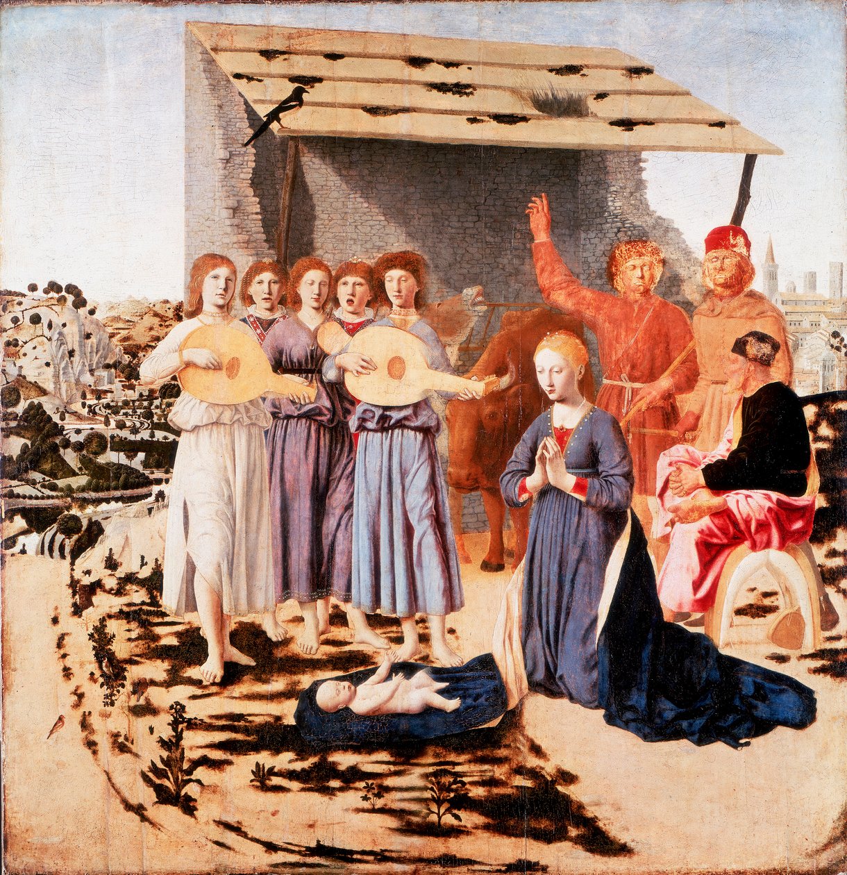 Narození Páně, 1470-1475 od Piero della Francesca