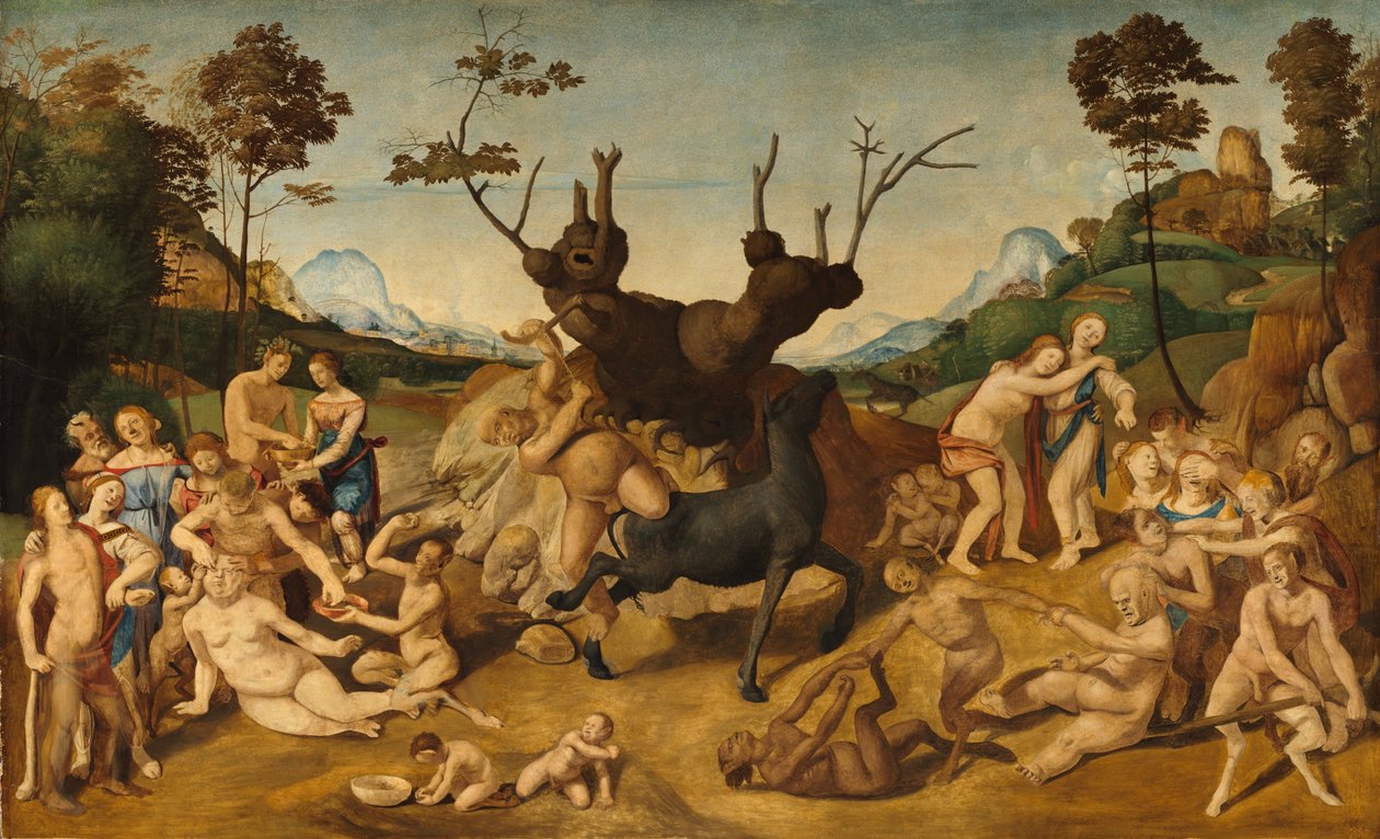 Neštěstí Silena od Piero di Cosimo