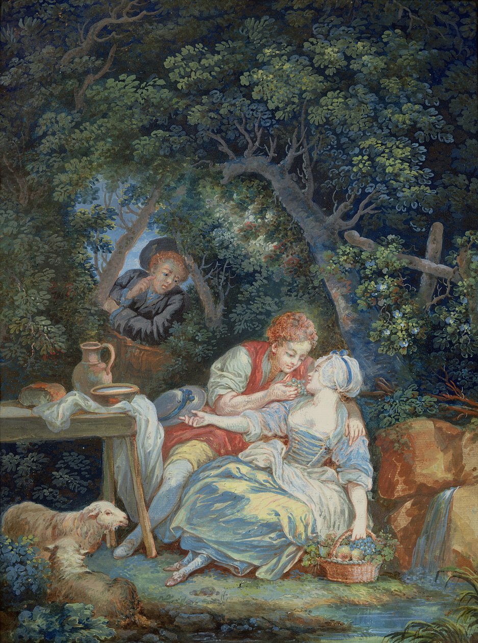 Annette a Lubinovi od Pierre Antoine Baudouin