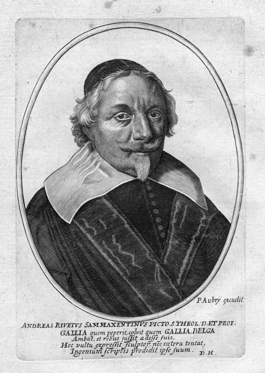 rytý portrét od Pierre Aubry