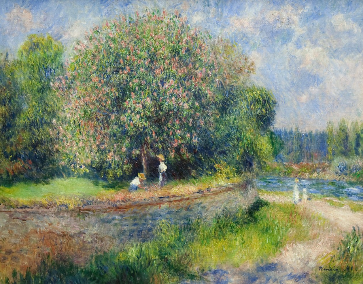  Bluhender RosskastanienbaumnEnglish: Horse-chestnut Tree in flowernFrench: Le marronnier en fleursn: n od Pierre Auguste Renoir