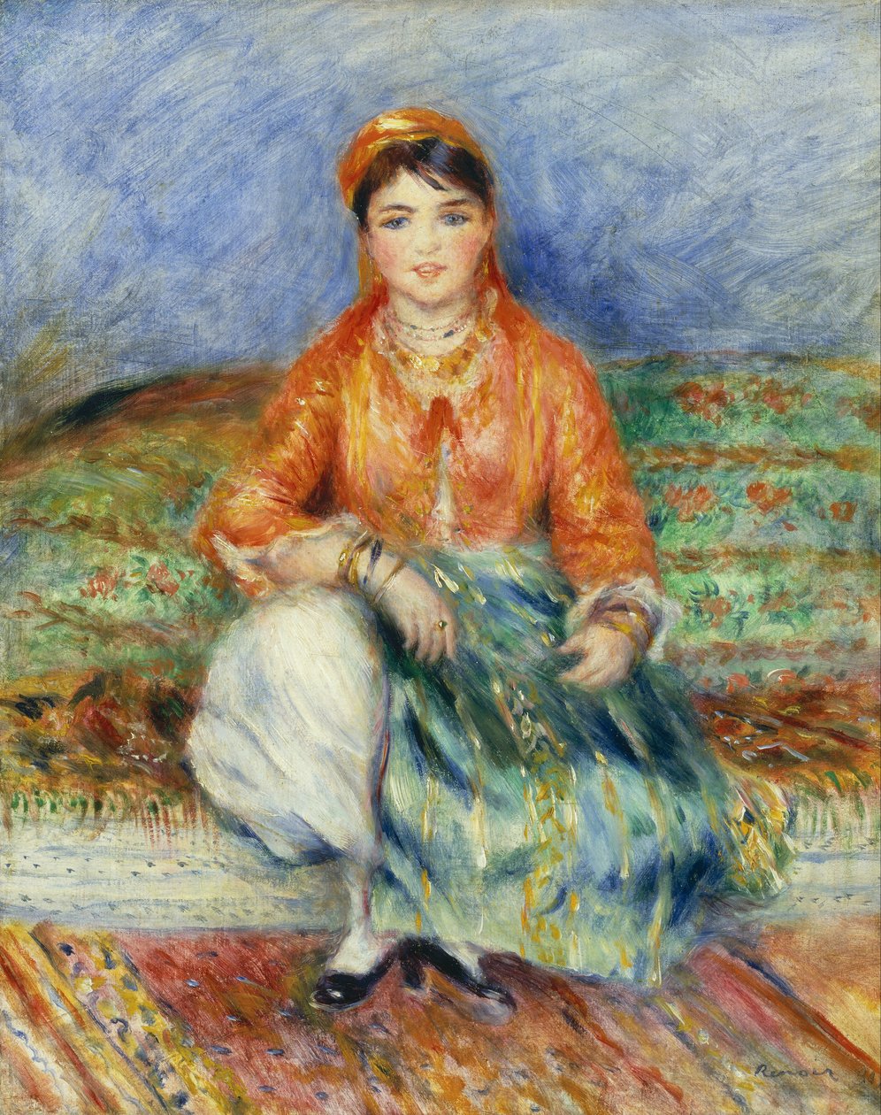 Alžírská dívka od Pierre Auguste Renoir