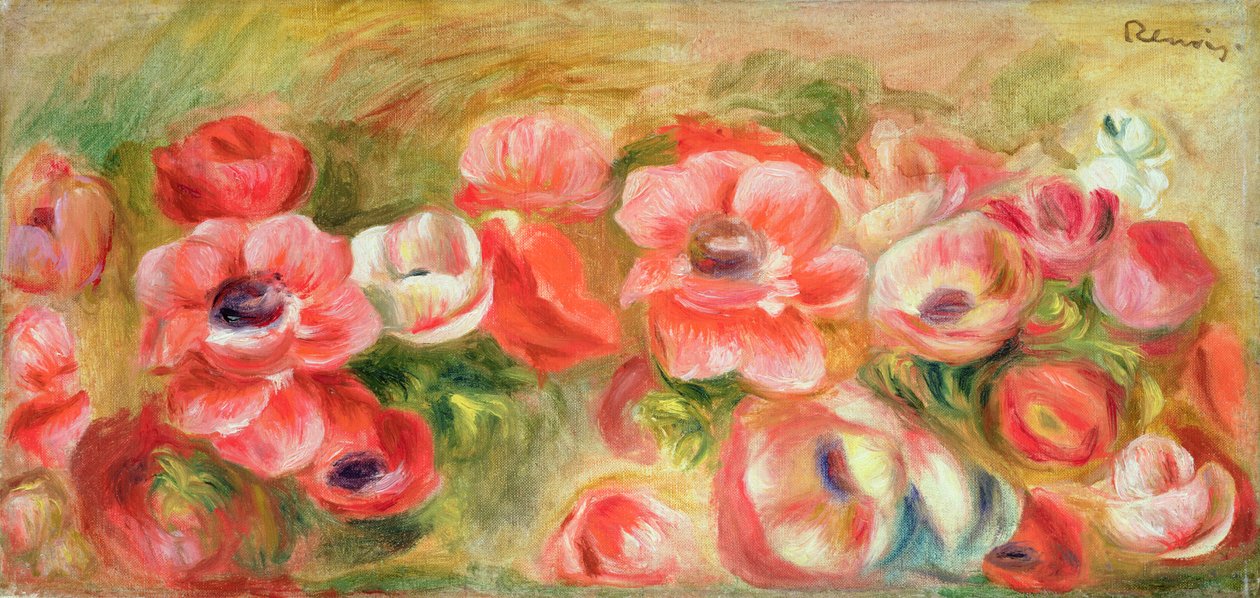 Sasanky, kolem roku 1890 od Pierre Auguste Renoir