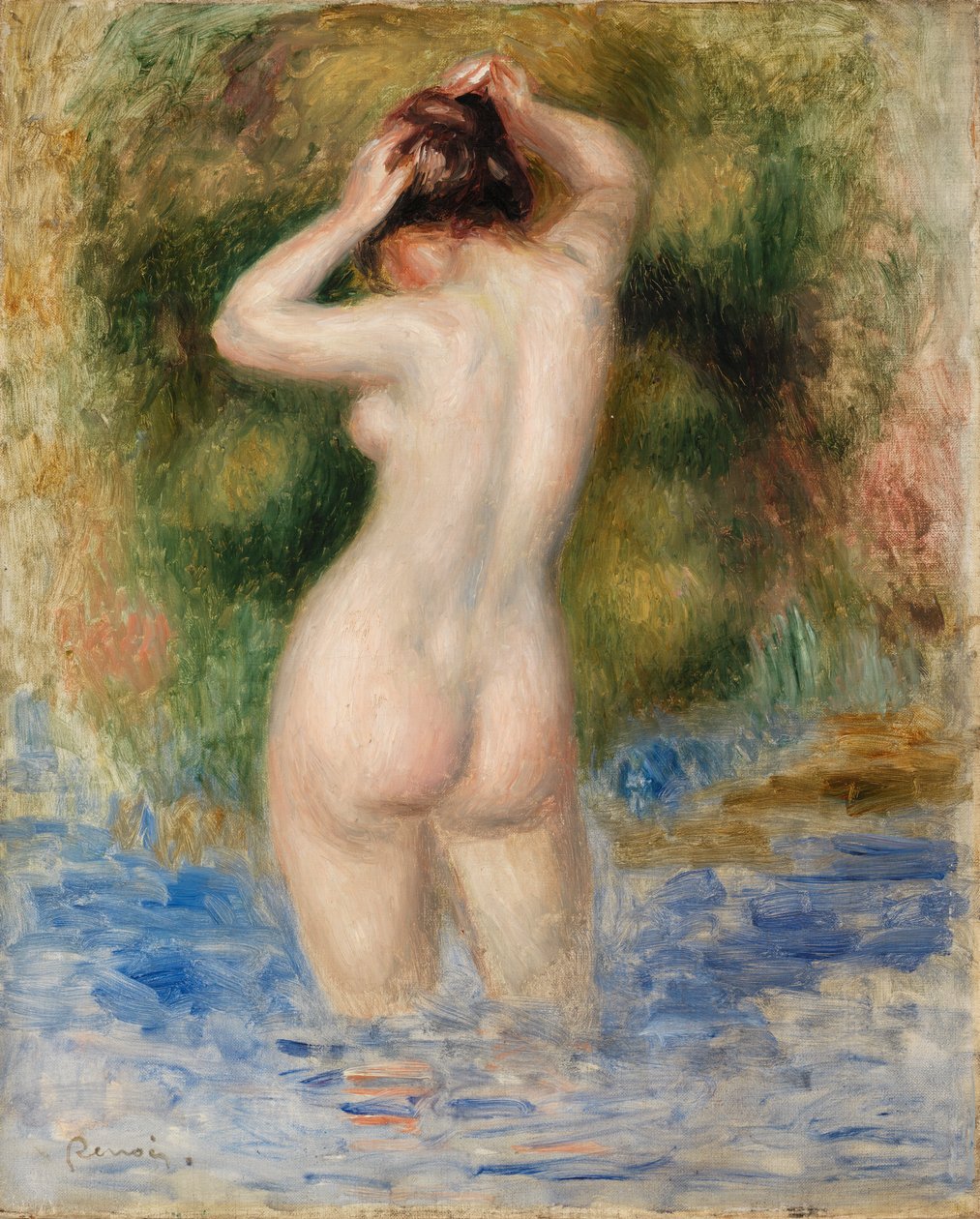 Koupající se od Pierre Auguste Renoir