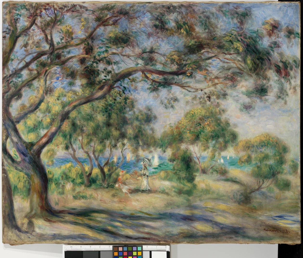 Dřevo židle (Noirmoutier) 1892 od Pierre Auguste Renoir