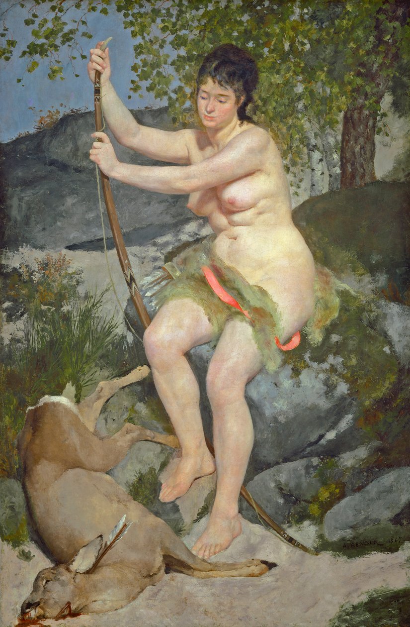 Diana, 1867 od Pierre Auguste Renoir