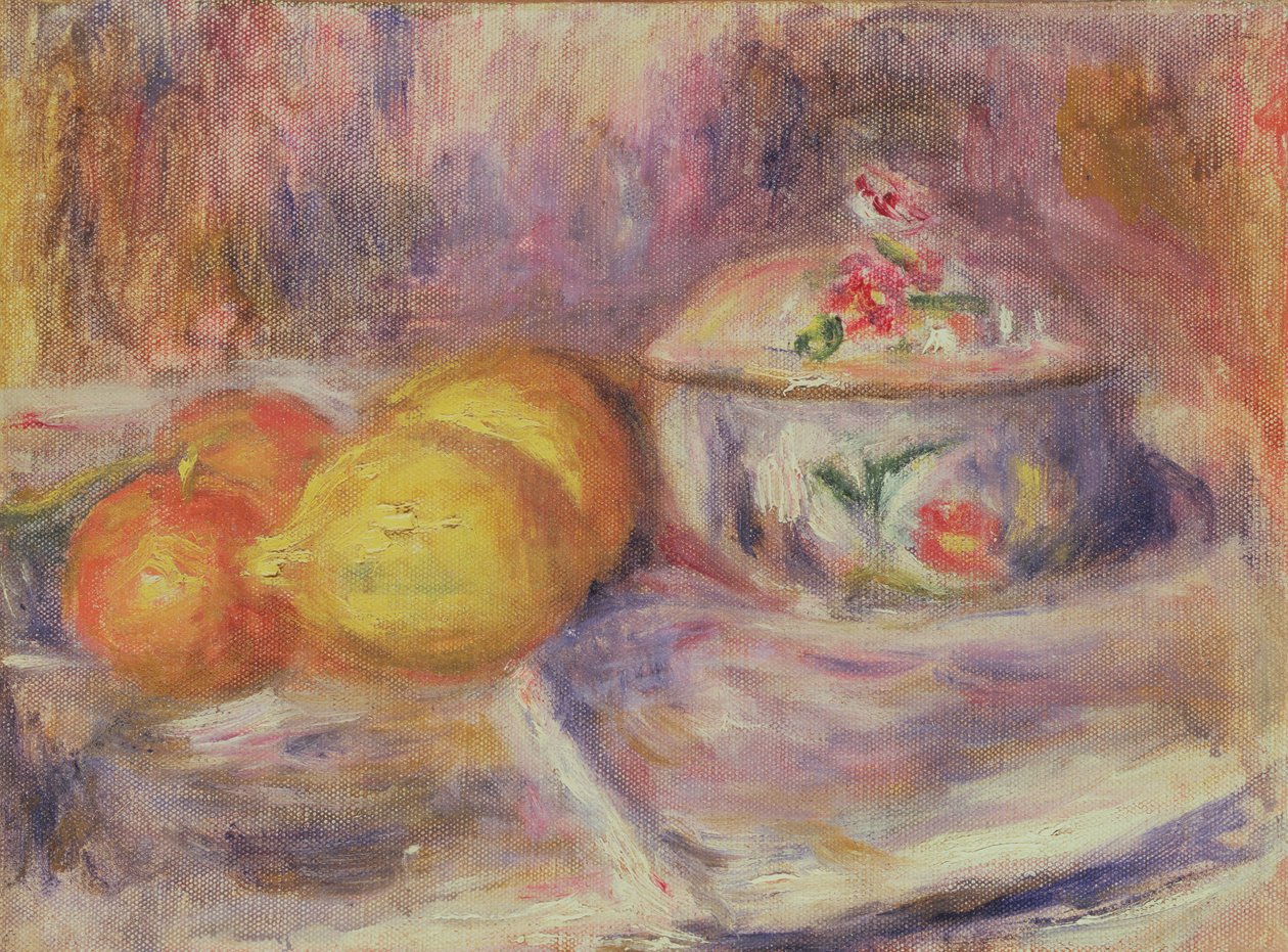 Fruit and Bonbonniere, po roce 1914 od Pierre Auguste Renoir